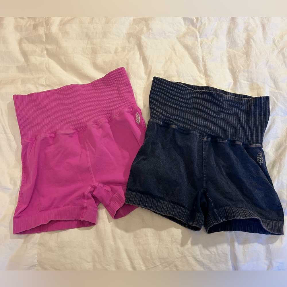 Free people “good karma running shorts”